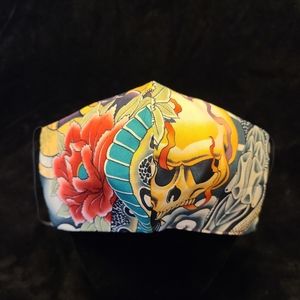 🌺Skull, Snake and Flower Zen Charmer Mask 🌺